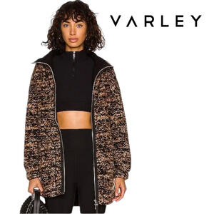 Varley Romar Jacket in Brown Speckle - Large